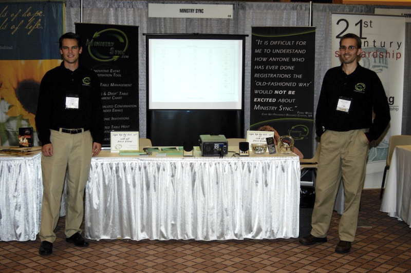 Jason and Adam at their First Care Net Conference